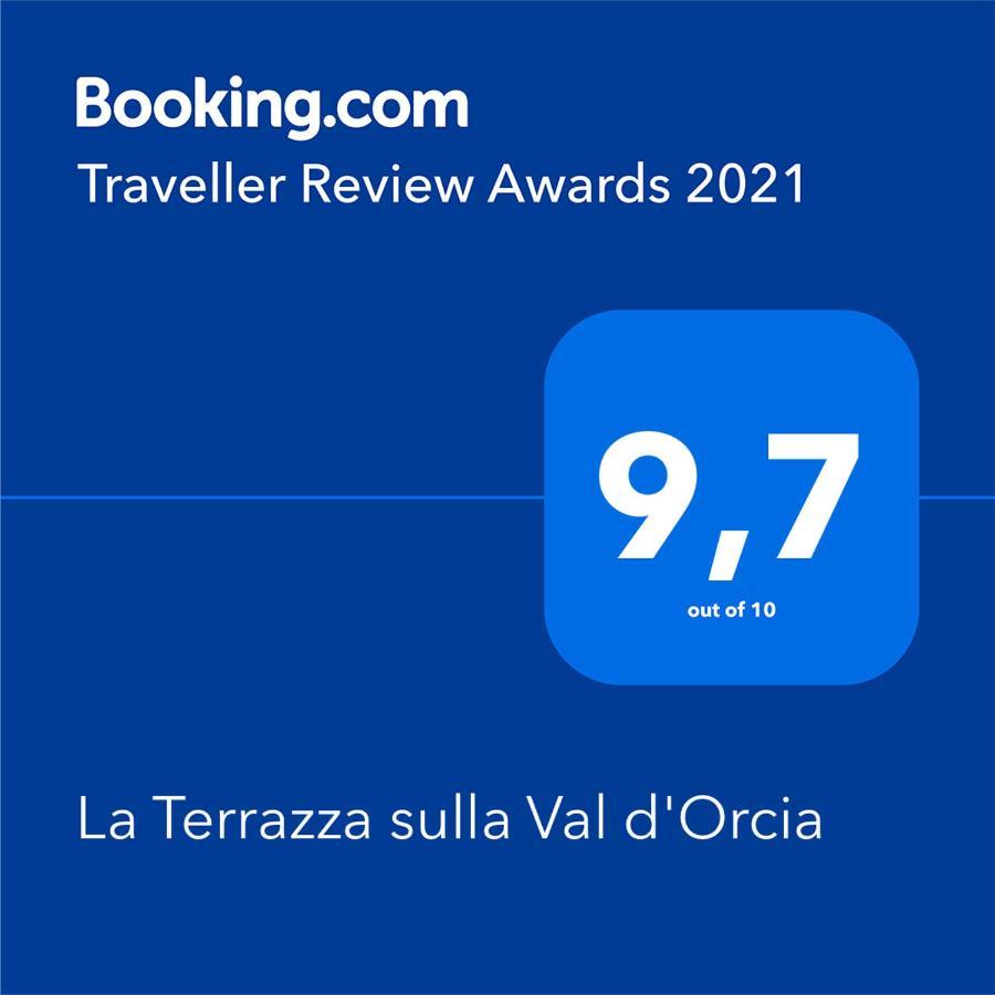 La Terrazza Sulla Val D'Orcia Apartman Castiglione dʼOrcia Kültér fotó
