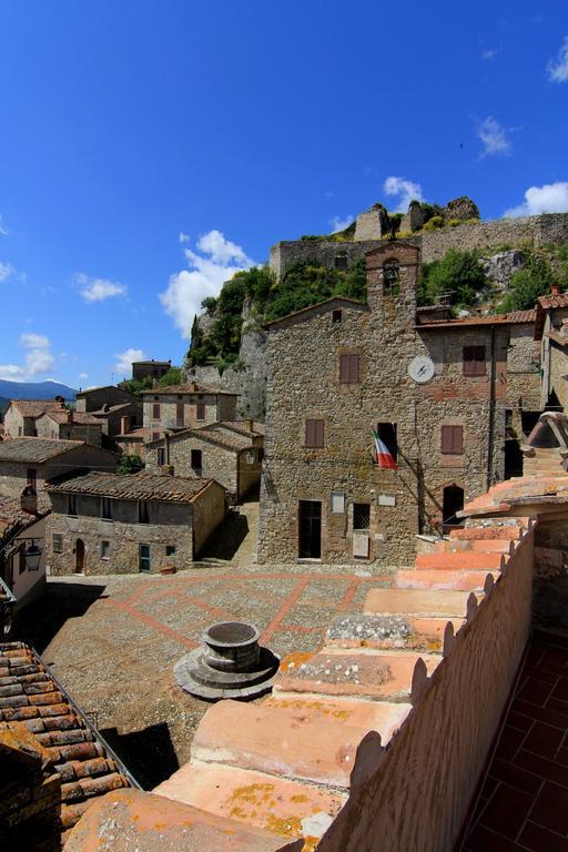 La Terrazza Sulla Val D'Orcia Apartman Castiglione dʼOrcia Szoba fotó