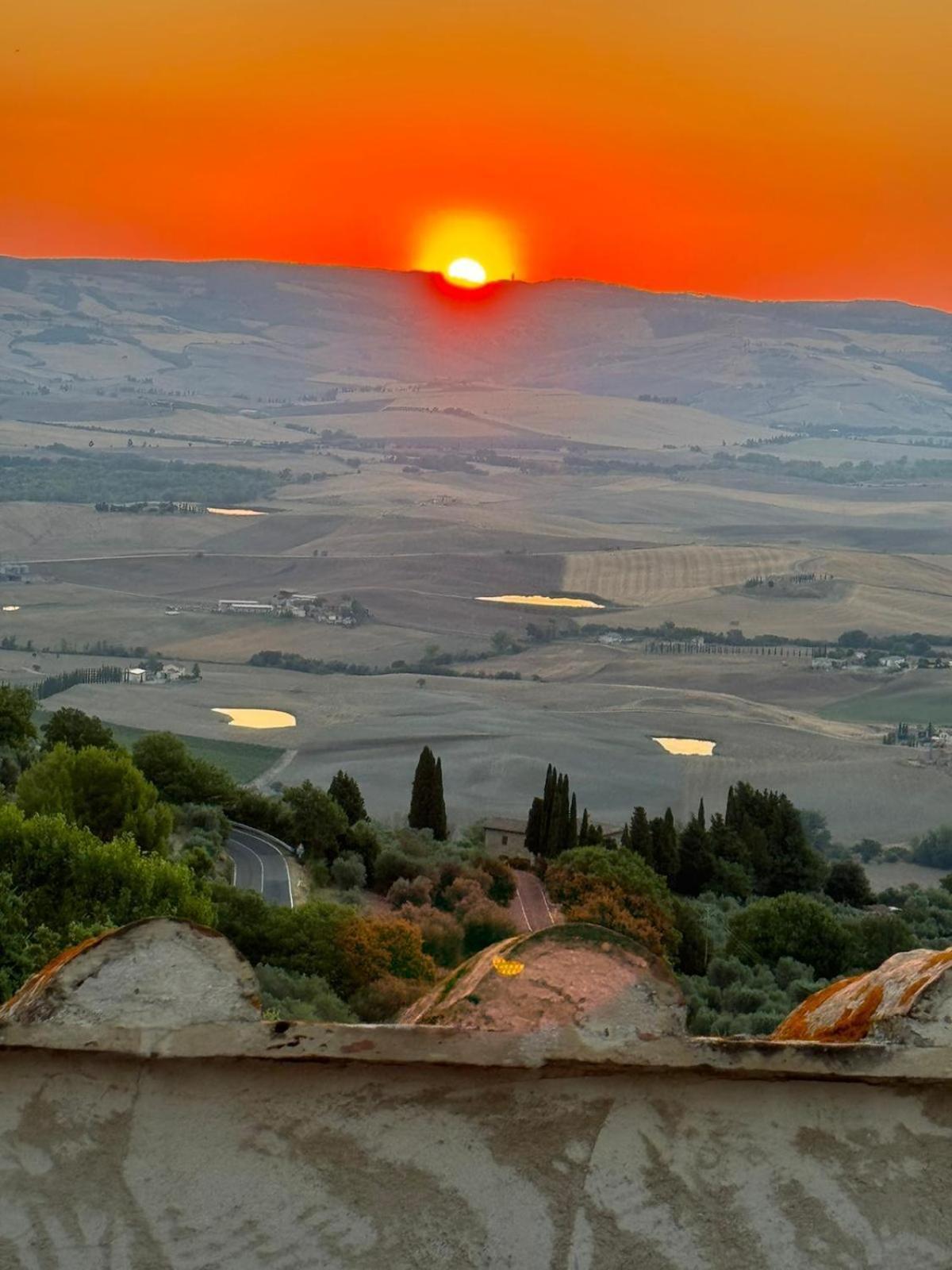 La Terrazza Sulla Val D'Orcia Apartman Castiglione dʼOrcia Kültér fotó